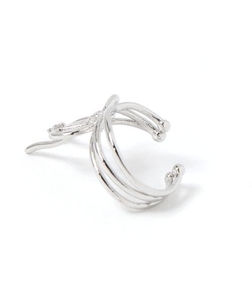 LAKOLE(ラコレ)の「メタルタイリボンイヤーカフ(その他・シルバー(01)/ゴールド(02)・F)」の3枚目の写真