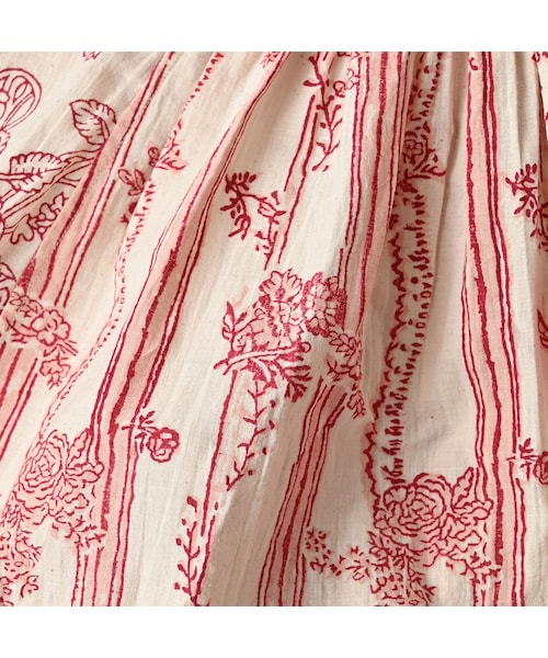 45R（フォーティファイブアール）の「インドカディブロックプリントのパッチワークブラウス（その他・レディース・53-アカ/75-ネイビー・00-フリー）」の17枚目の写真