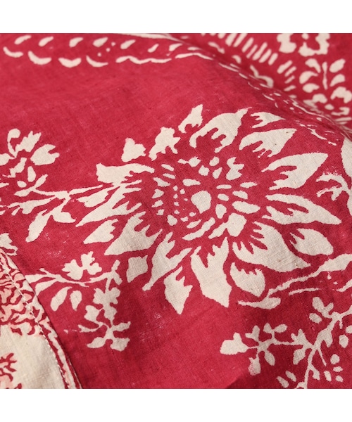 45R（フォーティファイブアール）の「インドカディブロックプリントの908パッチワークグランパプルシャツ（その他・レディース・53-アカ/75-ネイビー・02-S/03-M）」の20枚目の写真