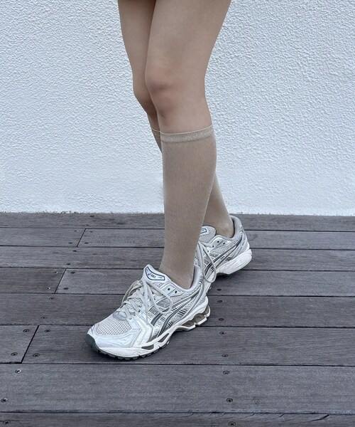 Lattice（Lattice）の「ラメソックス（ファッション雑貨・レディース・シルバー/ベージュ・FREE）」の2枚目の写真