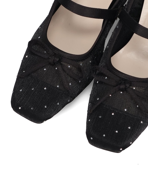 ORiental TRaffic（オリエンタルトラフィック）の「ラインストーン×リボンシアーパンプス/61119（その他・レディース・ブラック/グレー・S/M/L/LL）」の7枚目の写真