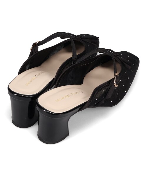 ORiental TRaffic（オリエンタルトラフィック）の「ラインストーン×リボンシアーパンプス/61119（その他・レディース・ブラック/グレー・S/M/L/LL）」の6枚目の写真