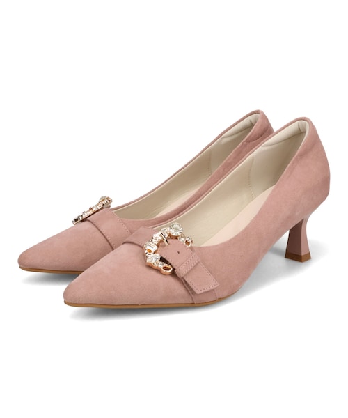 ORiental TRaffic(オリエンタルトラフィック)の「ビジューバックルヒールパンプス/61104(その他・レディース・ベージュ/ブラック/ピンク・34/22.0cm/35/22.5cm/36/23.0cm/37/23.5cm/38/24.0cm/39/24.5cm/40/25.0cm/41/25.5cm/42/26.0cm)」の9枚目の写真