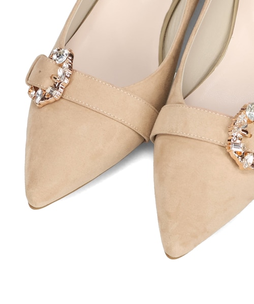 ORiental TRaffic(オリエンタルトラフィック)の「ビジューバックルヒールパンプス/61104(その他・レディース・ベージュ/ブラック/ピンク・34/22.0cm/35/22.5cm/36/23.0cm/37/23.5cm/38/24.0cm/39/24.5cm/40/25.0cm/41/25.5cm/42/26.0cm)」の5枚目の写真