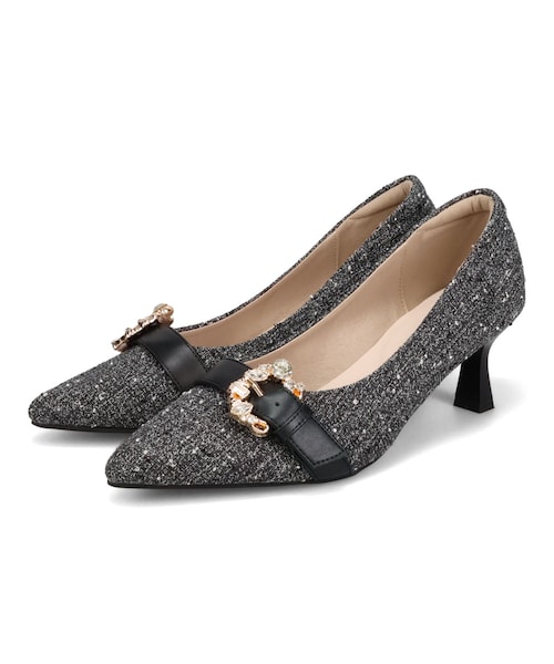 ORiental TRaffic(オリエンタルトラフィック)の「ビジューバックルヒールパンプス/61104(その他・レディース・ベージュ/ブラック/ピンク・34/22.0cm/35/22.5cm/36/23.0cm/37/23.5cm/38/24.0cm/39/24.5cm/40/25.0cm/41/25.5cm/42/26.0cm)」の8枚目の写真