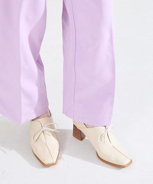 ORiental TRaffic（オリエンタルトラフィック）の「ウッドヒールパンプス/61102（その他・レディース・ベージュ/ブラック/ブラウン・S/M/L/LL）」の5枚目の写真