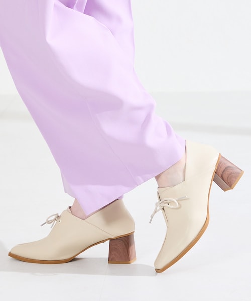 ORiental TRaffic（オリエンタルトラフィック）の「ウッドヒールパンプス/61102（その他・レディース・ベージュ/ブラック/ブラウン・S/M/L/LL）」の7枚目の写真