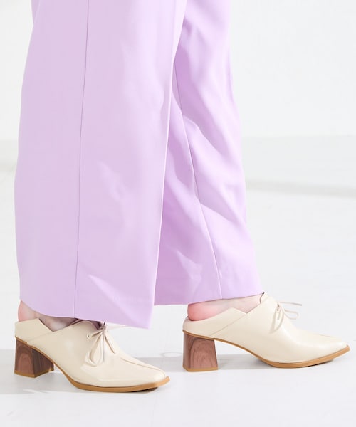 ORiental TRaffic（オリエンタルトラフィック）の「ウッドヒールパンプス/61102（その他・レディース・ベージュ/ブラック/ブラウン・S/M/L/LL）」の8枚目の写真