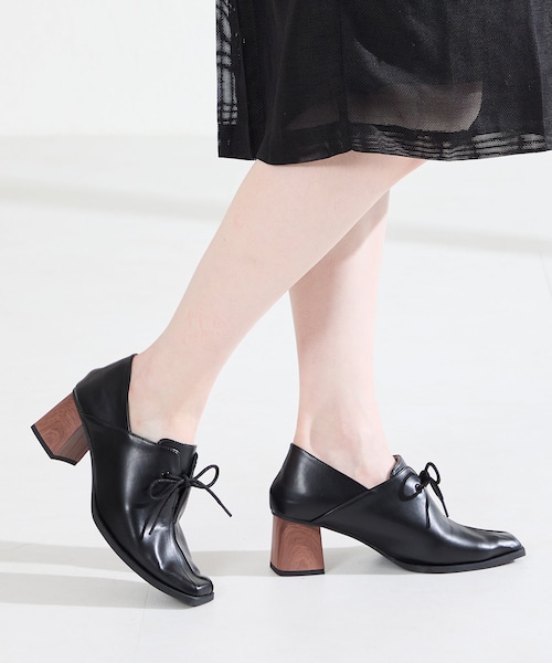 ORiental TRaffic（オリエンタルトラフィック）の「ウッドヒールパンプス/61102（その他・レディース・ベージュ/ブラック/ブラウン・S/M/L/LL）」の13枚目の写真