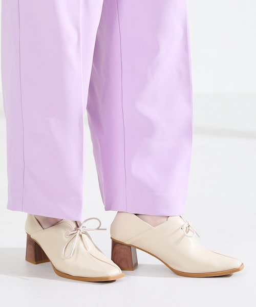 ORiental TRaffic（オリエンタルトラフィック）の「ウッドヒールパンプス/61102（その他・レディース・ベージュ/ブラック/ブラウン・S/M/L/LL）」の4枚目の写真