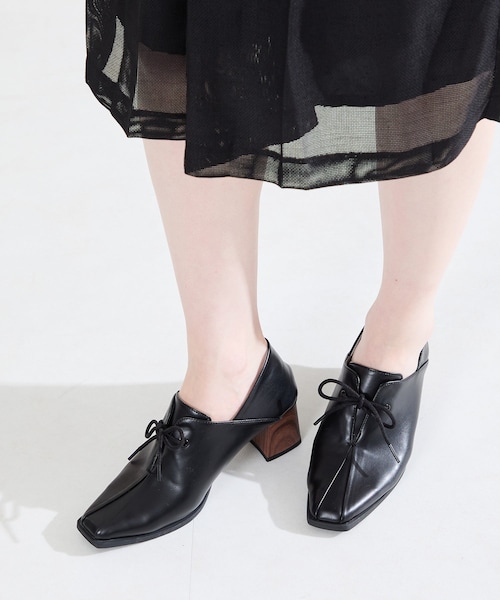 ORiental TRaffic（オリエンタルトラフィック）の「ウッドヒールパンプス/61102（その他・レディース・ベージュ/ブラック/ブラウン・S/M/L/LL）」の14枚目の写真