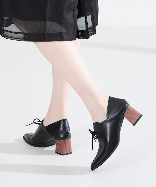 ORiental TRaffic（オリエンタルトラフィック）の「ウッドヒールパンプス/61102（その他・レディース・ベージュ/ブラック/ブラウン・S/M/L/LL）」の12枚目の写真