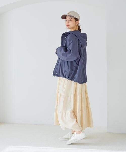 studio CLIP（スタディオクリップ）の「ダブルフロントティアードワンピース（ワンピース/ドレス・ライトベージュ56/ネイビー88/ライラック92・F）」の10枚目の写真