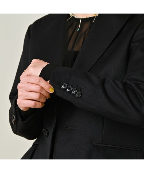 45R（フォーティファイブアール）の「パトアシュ ベネシャンのピークドラペルジャケット（ジャケット/アウター・メンズ・93-ブラック・02-M）」の10枚目の写真