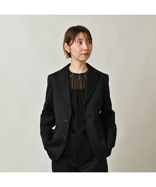 45R（フォーティファイブアール）の「パトアシュ ベネシャンのピークドラペルジャケット（ジャケット/アウター・メンズ・93-ブラック・02-M）」の5枚目の写真