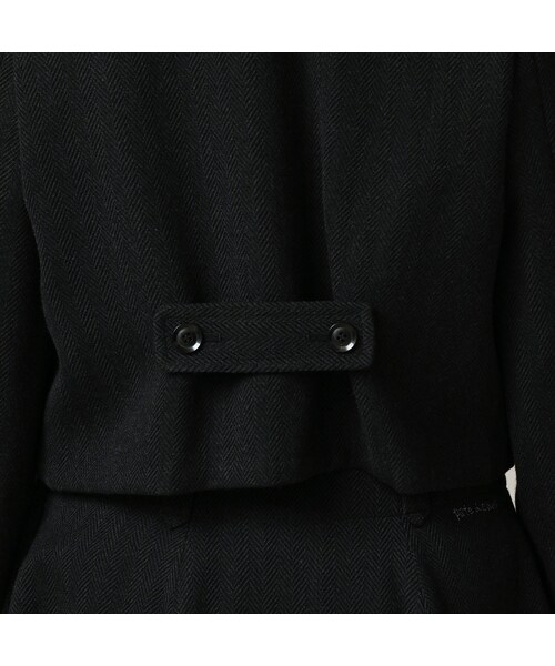 45R（フォーティファイブアール）の「パトアシュ ウールヘリンボンのアニーミニジャケット（ジャケット/アウター・メンズ・93-ブラック・02-M/03-L）」の12枚目の写真