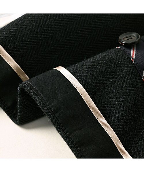 45R（フォーティファイブアール）の「パトアシュ ウールヘリンボンのアニーミニジャケット（ジャケット/アウター・メンズ・93-ブラック・02-M/03-L）」の21枚目の写真