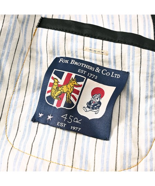 45R（フォーティファイブアール）の「パトアシュ ウールヘリンボンのアニーミニジャケット（ジャケット/アウター・メンズ・93-ブラック・02-M/03-L）」の19枚目の写真