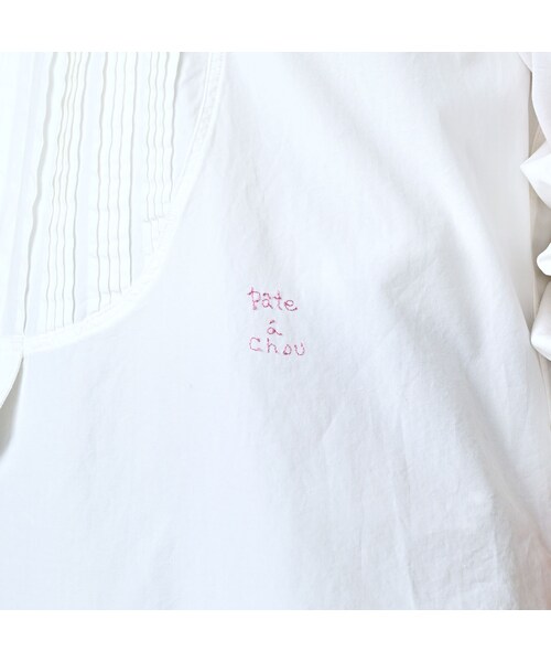 45R（フォーティファイブアール）の「パトアシュ 180番三子のピンタックスタンドシャツ（その他・メンズ・02-シロ・02-M/03-L）」の11枚目の写真