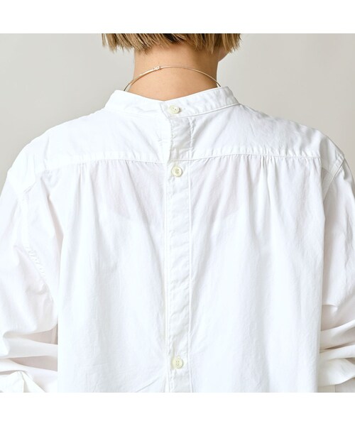 45R（フォーティファイブアール）の「パトアシュ 180番三子のピンタックスタンドシャツ（その他・メンズ・02-シロ・02-M/03-L）」の13枚目の写真