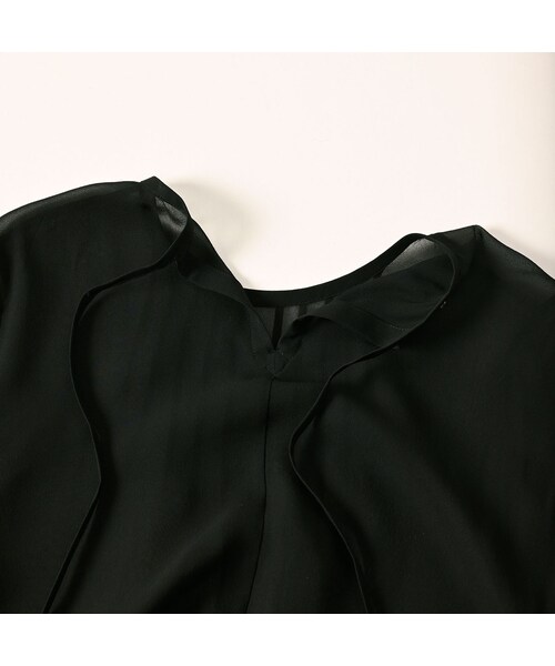 45R（フォーティファイブアール）の「パトアシュ シルクシフォンのピンタックブラウス（その他・メンズ・93-ブラック・02-M/03-L）」の14枚目の写真