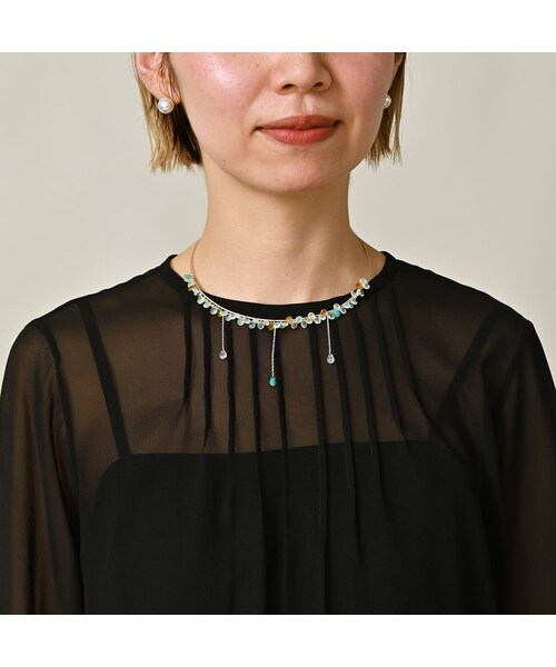 45R（フォーティファイブアール）の「パトアシュ シルクシフォンのピンタックブラウス（その他・メンズ・93-ブラック・02-M/03-L）」の8枚目の写真