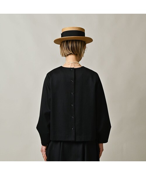 45R（フォーティファイブアール）の「パトアシュ ベネシャンのパフブラウス（その他・メンズ・93-ブラック・03-L）」の6枚目の写真