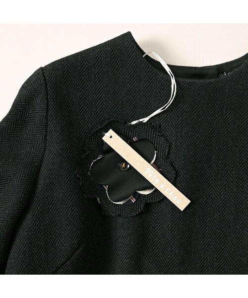 45R（フォーティファイブアール）の「パトアシュ ウールヘリンボンのパフブラウス（その他・メンズ・93-ブラック・02-M/03-L）」の21枚目の写真