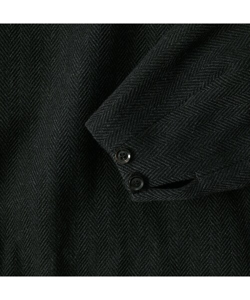 45R（フォーティファイブアール）の「パトアシュ ウールヘリンボンのパフブラウス（その他・メンズ・93-ブラック・02-M/03-L）」の12枚目の写真