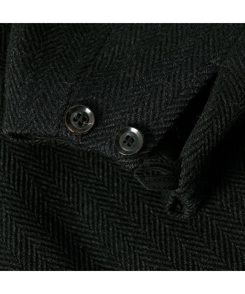 45R（フォーティファイブアール）の「パトアシュ ウールヘリンボンのパフブラウス（その他・メンズ・93-ブラック・02-M/03-L）」の13枚目の写真