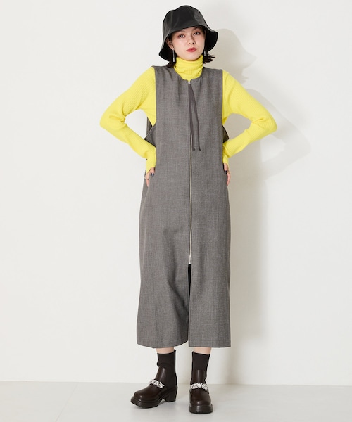 ORiental TRaffic（オリエンタルトラフィック）の「ビジューベルトニットドッキングブーツ/41415（その他・レディース・ブラック/ブラウン・S/M/L/LL）」の14枚目の写真