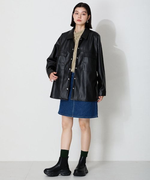 ORiental TRaffic（オリエンタルトラフィック）の「スニーカーソールサイドゴアブーツ/41432（その他・レディース・ブラック・S/M/L/LL）」の9枚目の写真