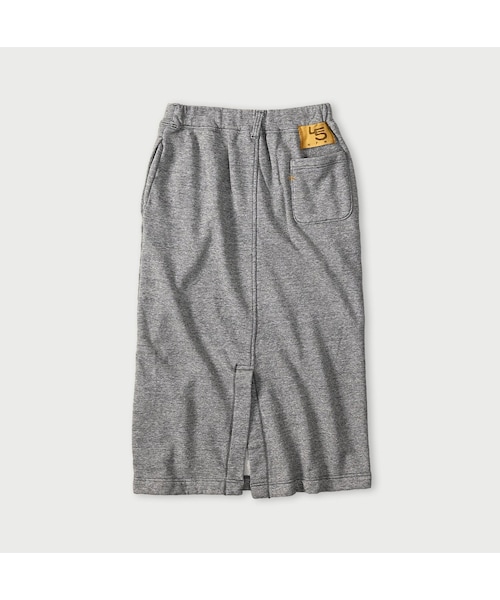 45R（フォーティファイブアール）の「ガーゼ裏毛のスカート（トップ）（スカート・レディース・23-グレーツイードトップ/43-ピンクツイードトップ/62-サンドカーキトップ・00-フリー）」の4枚目の写真