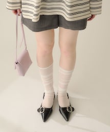 Kastane | 【4色展開】シアーハイソックス(レギンス/スパッツ)