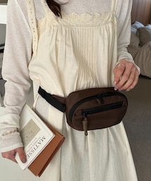 DISCOAT | 【15％OFF!3/1(日)23：59まで】ナイロンミニウエストポーチ(ボディバッグ/ウエストポーチ)