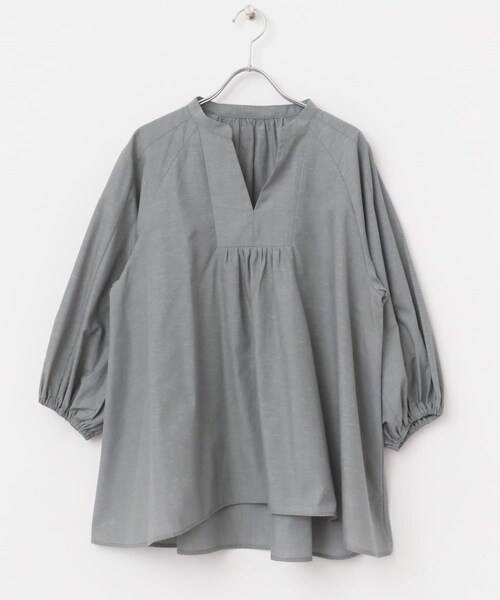 URBAN RESEARCH ROSSO（アーバンリサーチロッソ）の「『UR TECH』F by ROSSO　イージーリネンボリュームブラウス（シャツ/ブラウス・レディース・PINK/GRAY/MINT/NAVY/BLUE ST・FREE）」の15枚目の写真