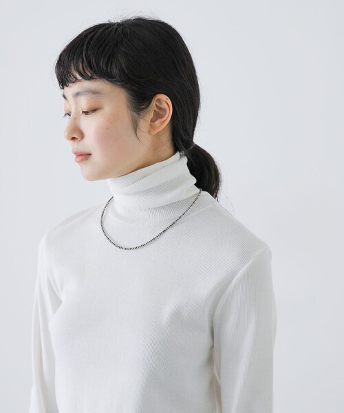 かぐれ(カグレ)の「ERICKA NICOLAS BEGAY PLAIN DESIGN NECKLACE 50(ネックレス・レディース・OXIDIZED/SHINY・50)」の4枚目の写真