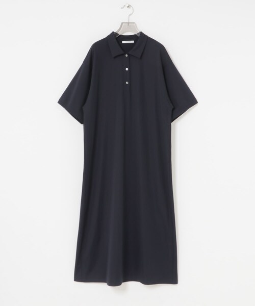 URBAN RESEARCH（アーバンリサーチ）の「レーヨンナイロンシャツカラーワンピース（ワンピース・レディース・BORDEAUX/NAVY・FREE）」の13枚目の写真