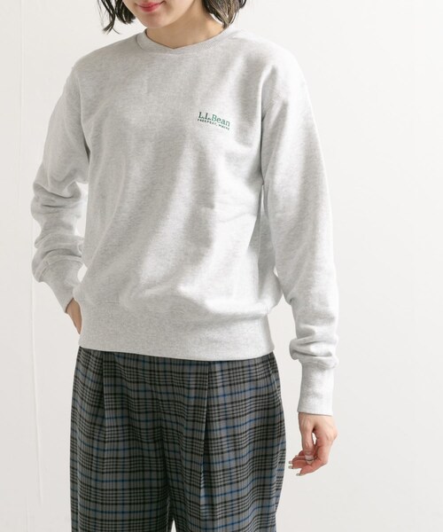 URBAN RESEARCH DOORS（アーバンリサーチドアーズ）の「L.L.Bean　Crewneck Sweatshirts（Tシャツ/カットソー・レディース・ecru/birch/navy・M）」の13枚目の写真