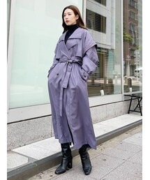 MURUA | ボリュームスリーブレイヤートレンチ(トレンチコート)