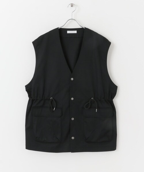 SENSE OF PLACE by URBAN RESEARCH（センスオブプレイスバイアーバンリサーチ）の「『ユニセックス』ハンティングベスト（テーラードジャケット・メンズ・GREIGE/BLACK/KHAKI・M/L）」の14枚目の写真