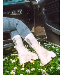 EMODA | ミニマルロゴリブソックス(ソックス/靴下)