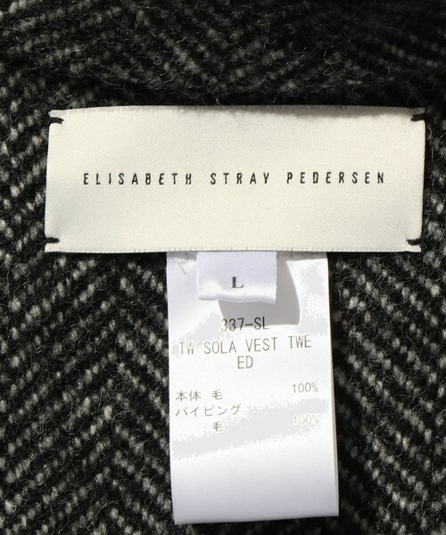 ADAM ET ROPE'(アダムエロペ)の「【E.S.P/イーエスピー】SOLA VEST TWEED(ダウンベスト・メンズ・チャコール・L/M)」の10枚目の写真
