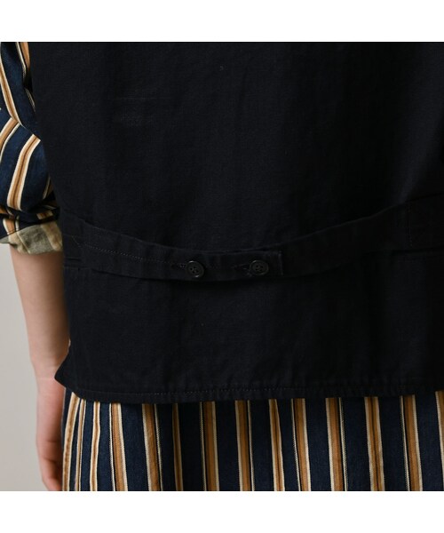 45R（フォーティファイブアール）の「高密度ダックの908ハンティングベスト（インディゴ）（ジャケット/アウター・レディース・73-インディゴ・01-XS/02-S/03-M/04-L）」の16枚目の写真