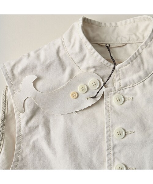 45R（フォーティファイブアール）の「高密度ダックの908ハンティングベスト（ジャケット/アウター・レディース・06-アンティークホワイト・01-XS/02-S/03-M/04-L）」の22枚目の写真