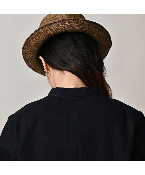 45R（フォーティファイブアール）の「高密度ダックのプティカバーオール（インディゴ）（ジャケット/アウター・レディース・73-インディゴ・02-M/03-L）」の8枚目の写真