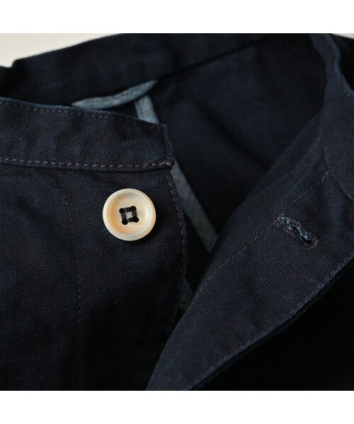 45R（フォーティファイブアール）の「高密度ダックのプティカバーオール（インディゴ）（ジャケット/アウター・レディース・73-インディゴ・02-M/03-L）」の11枚目の写真