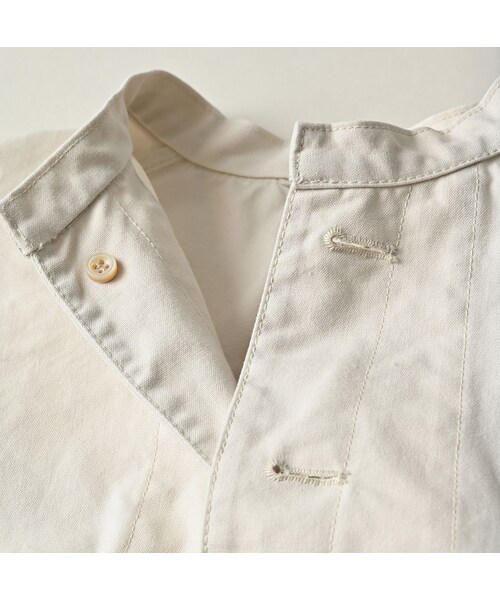 45R（フォーティファイブアール）の「高密度ダックのプティカバーオール（ジャケット/アウター・レディース・06-アンティークホワイト・02-M/03-L）」の15枚目の写真