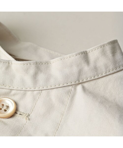 45R（フォーティファイブアール）の「高密度ダックのプティカバーオール（ジャケット/アウター・レディース・06-アンティークホワイト・02-M/03-L）」の12枚目の写真