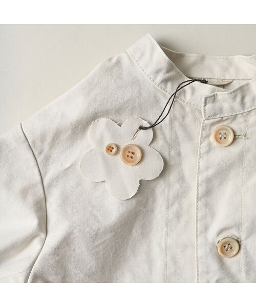 45R（フォーティファイブアール）の「高密度ダックのプティカバーオール（ジャケット/アウター・レディース・06-アンティークホワイト・02-M/03-L）」の18枚目の写真